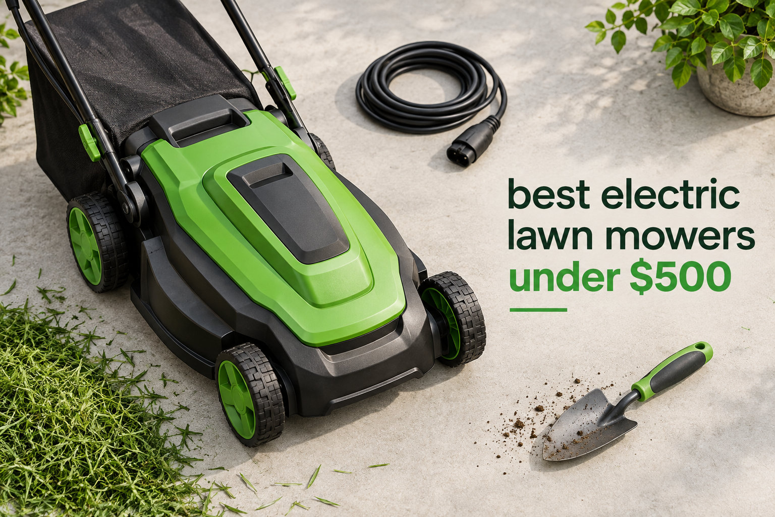 best electric lawn mowers under $500