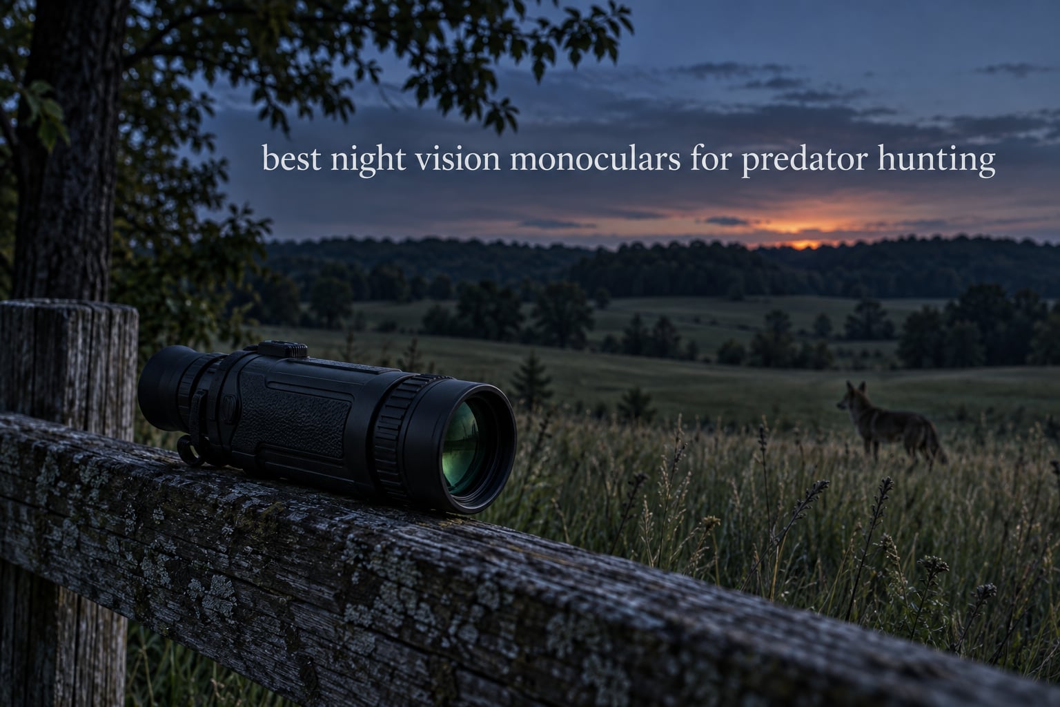 best night vision monoculars for predator hunting