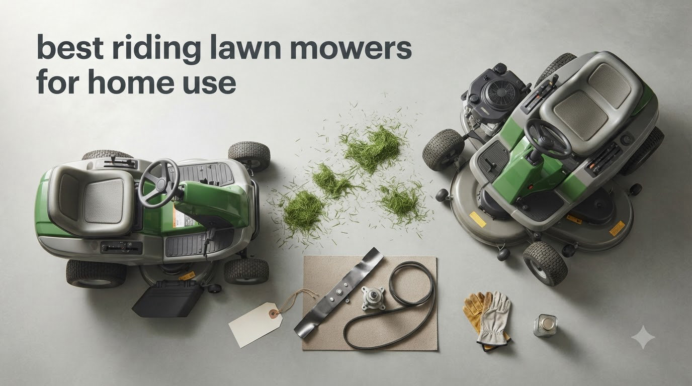 best riding lawn mowers for home use