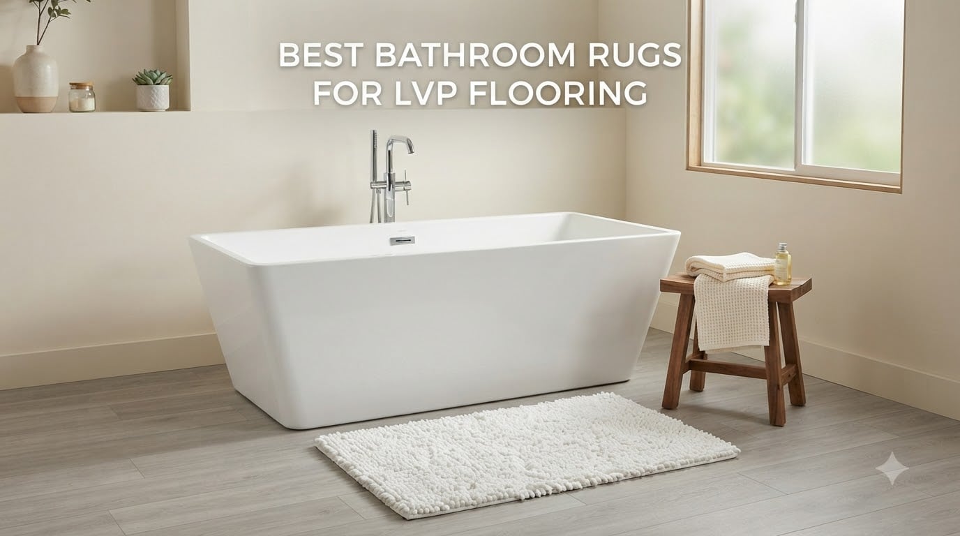 best bathroom rugs for lvp flooring