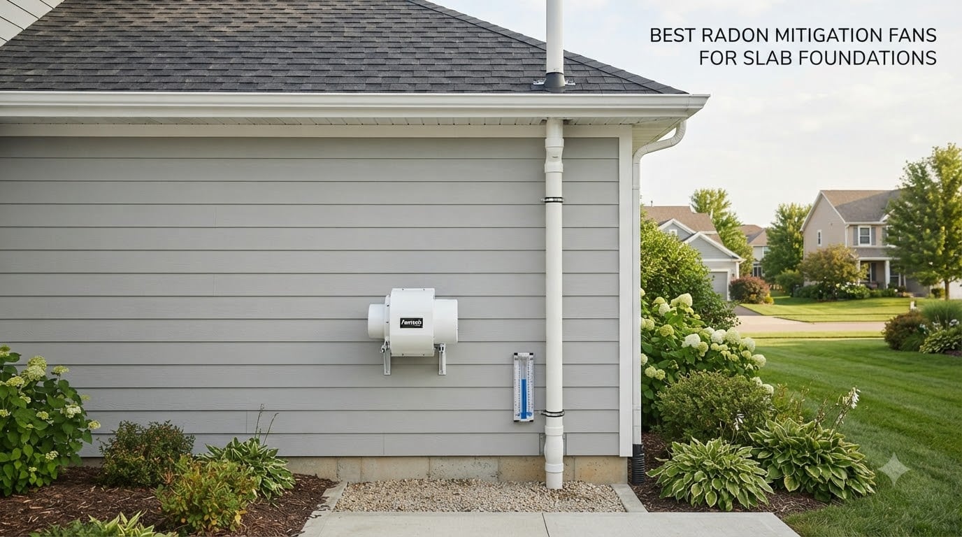 best radon mitigation fans for slab foundations