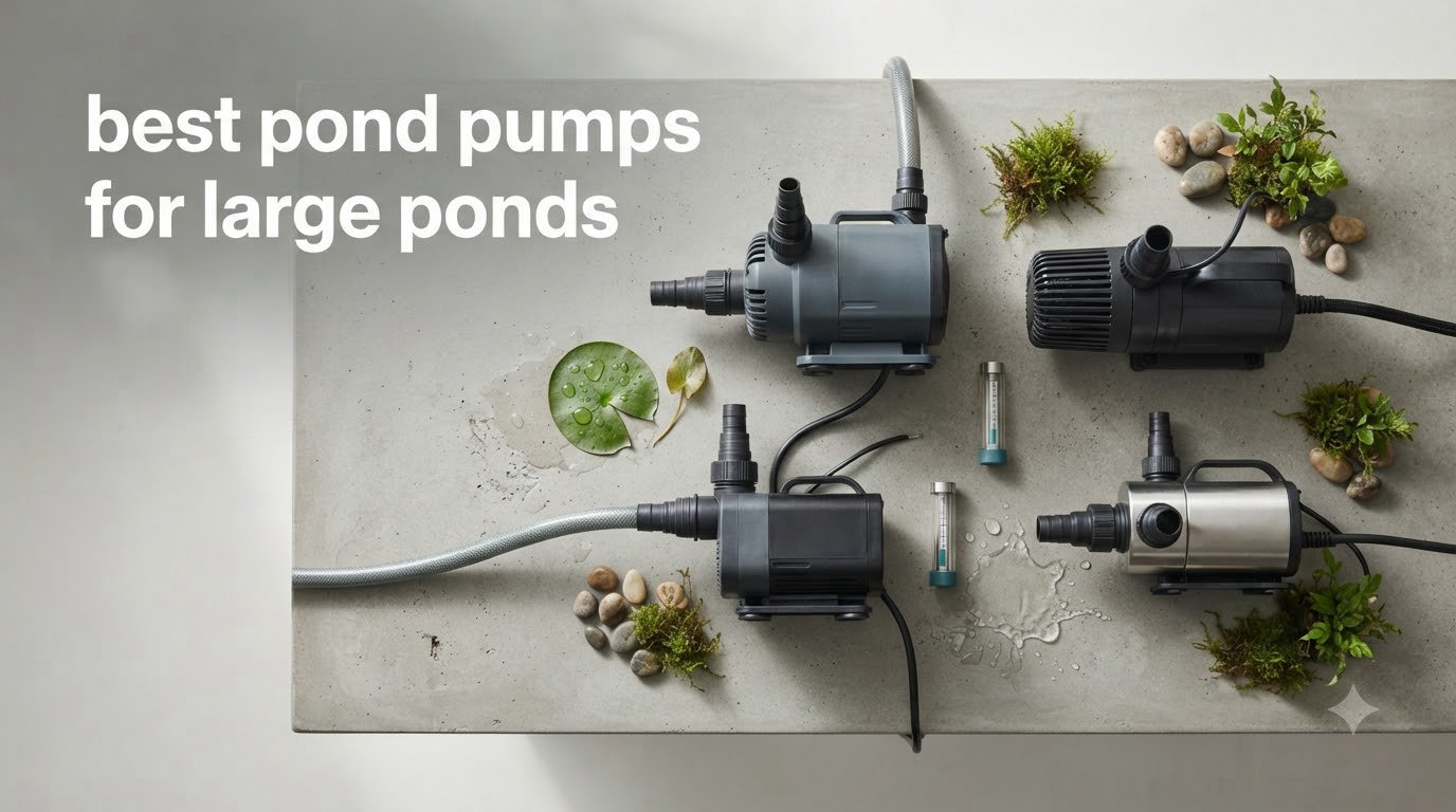 best pond pumps for large ponds