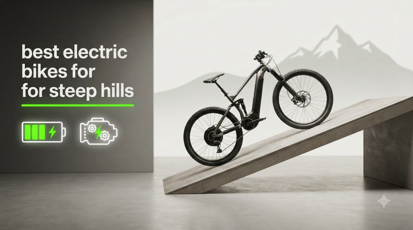 best electric bikes for steep hills