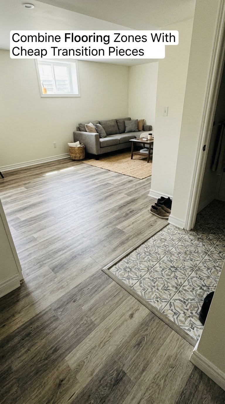 Combine Flooring Zones With Cheap Transition Pieces
