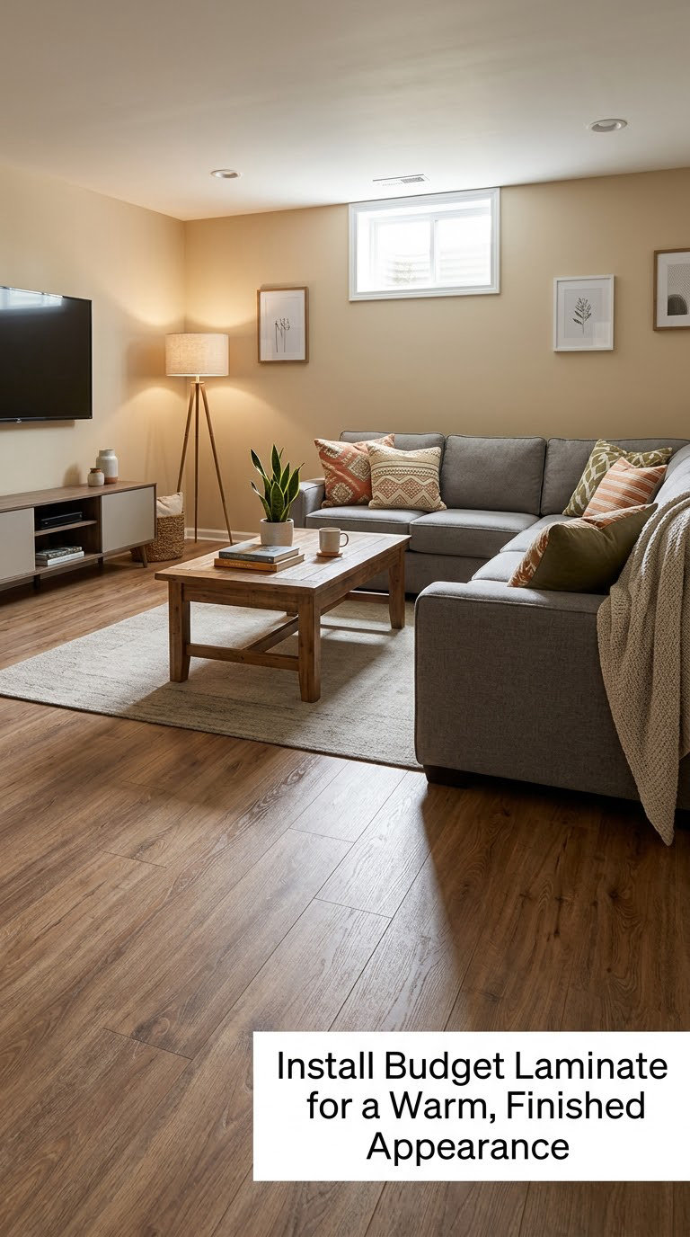 Install Budget Laminate for a Warm, Finished Appearance