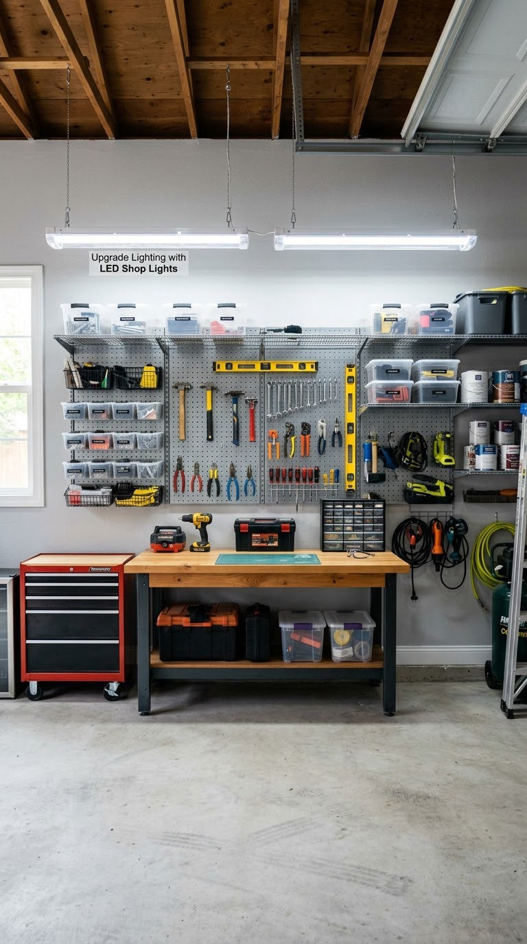 Upgrade Lighting with LED Shop Lights