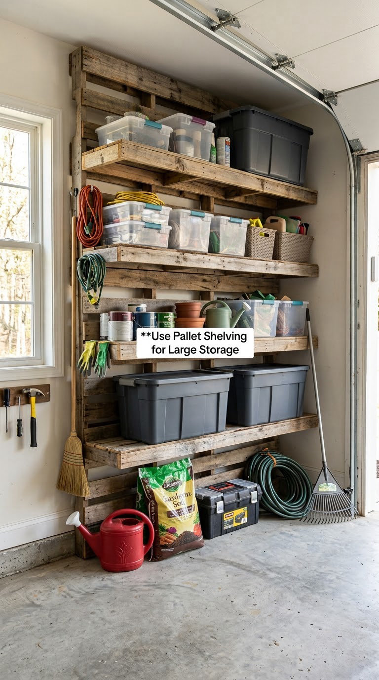 Use Pallet Shelving for Large Storage