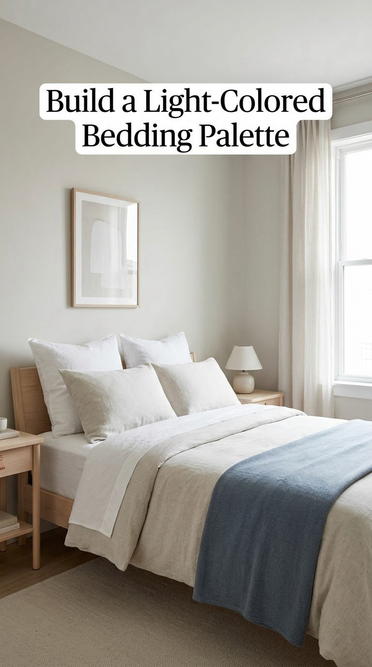 Build a Light-Colored Bedding Palette