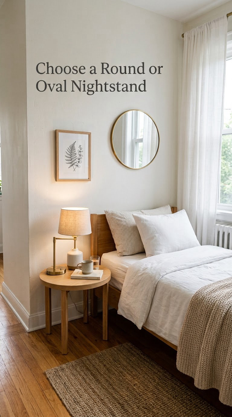 Choose a Round or Oval Nightstand
