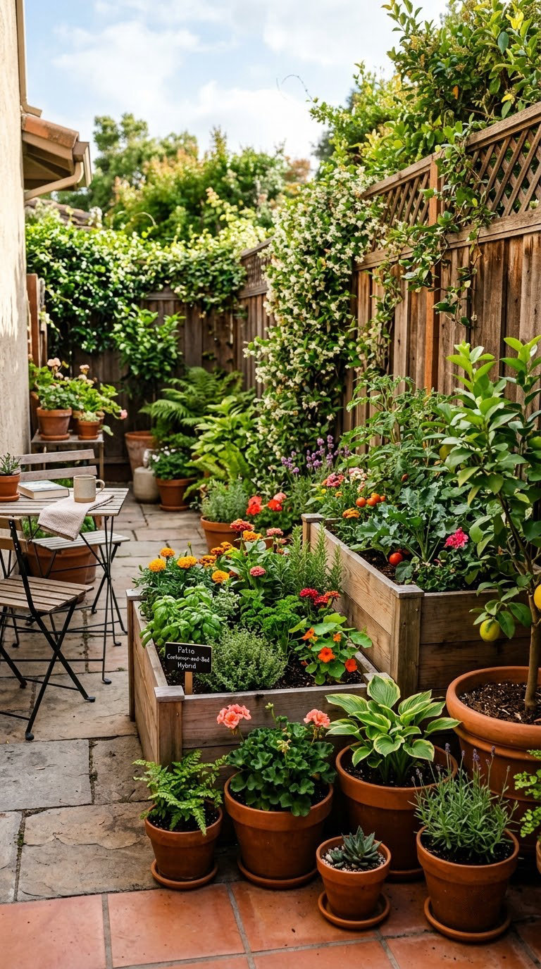 Patio Container-and-Bed Hybrid