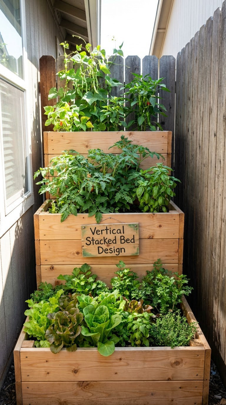 Vertical Stacked Bed Design