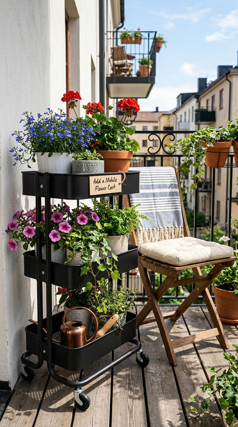Add a Mobile Flower Cart