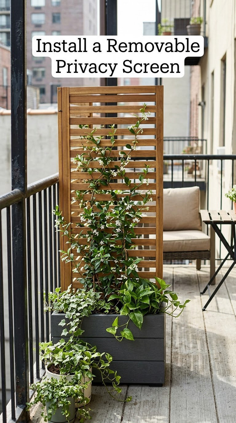 Install a Removable Privacy Screen