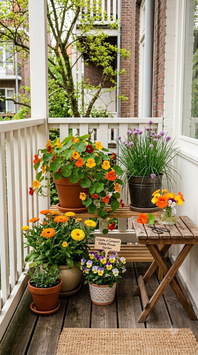 Create a Compact Edible-Flower Garden
