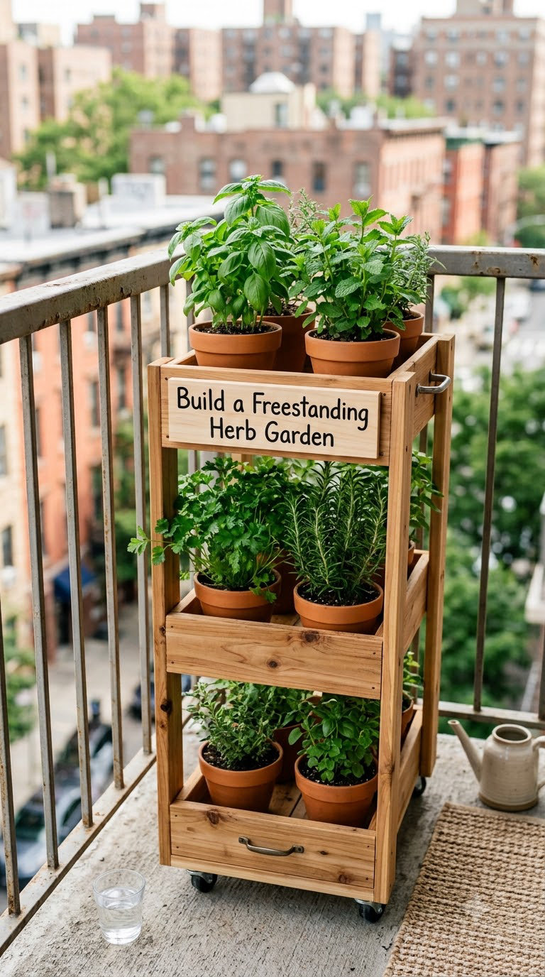 Build a Freestanding Herb Garden