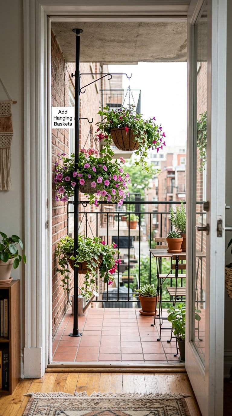 Add Hanging Baskets