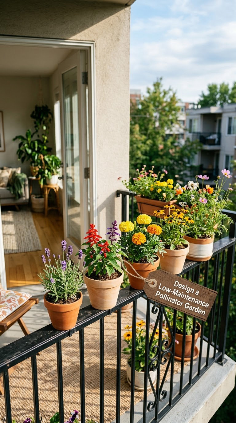 Design a Low-Maintenance Pollinator Garden