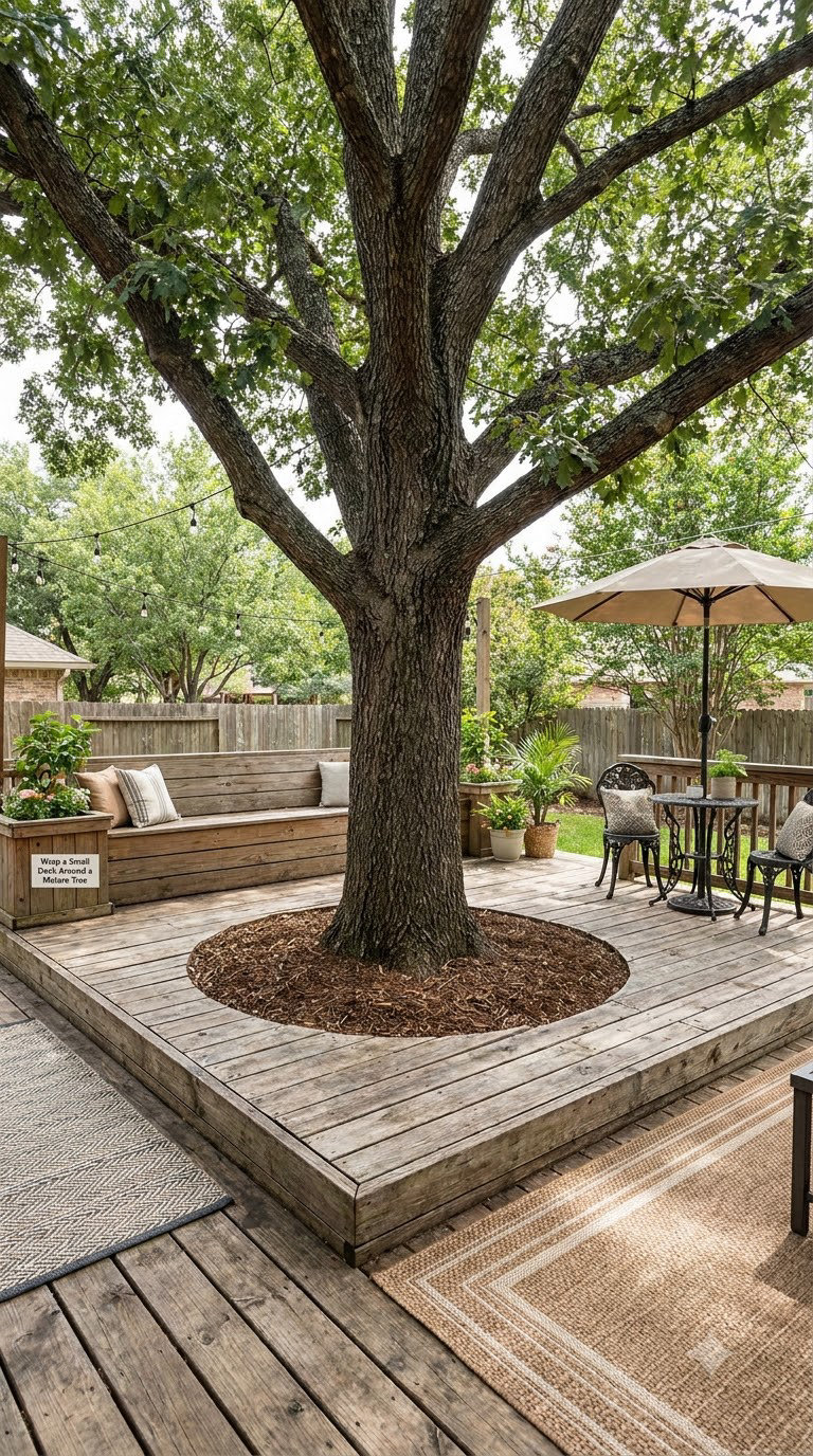 Wrap a Small Deck Around a Mature Tree