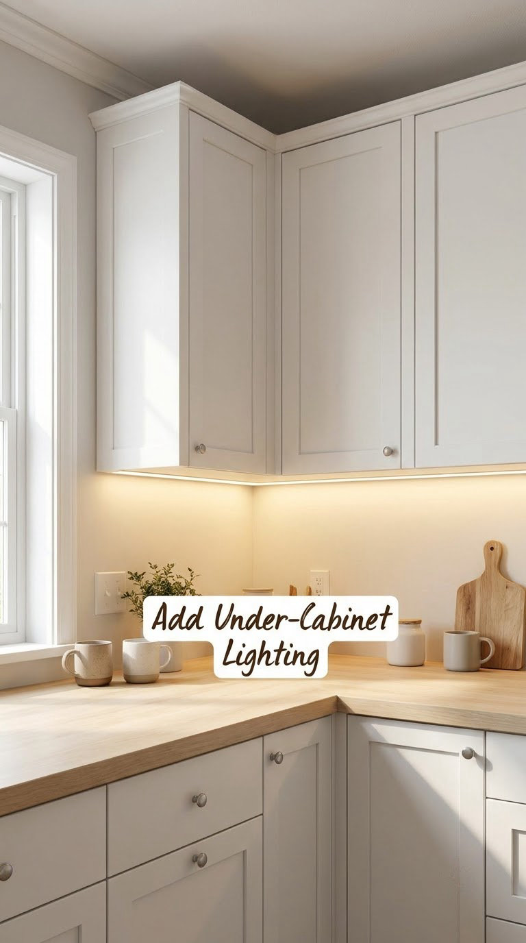Add Under-Cabinet Lighting