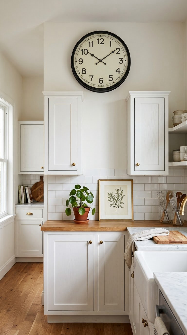 Add a Large Decorative Clock