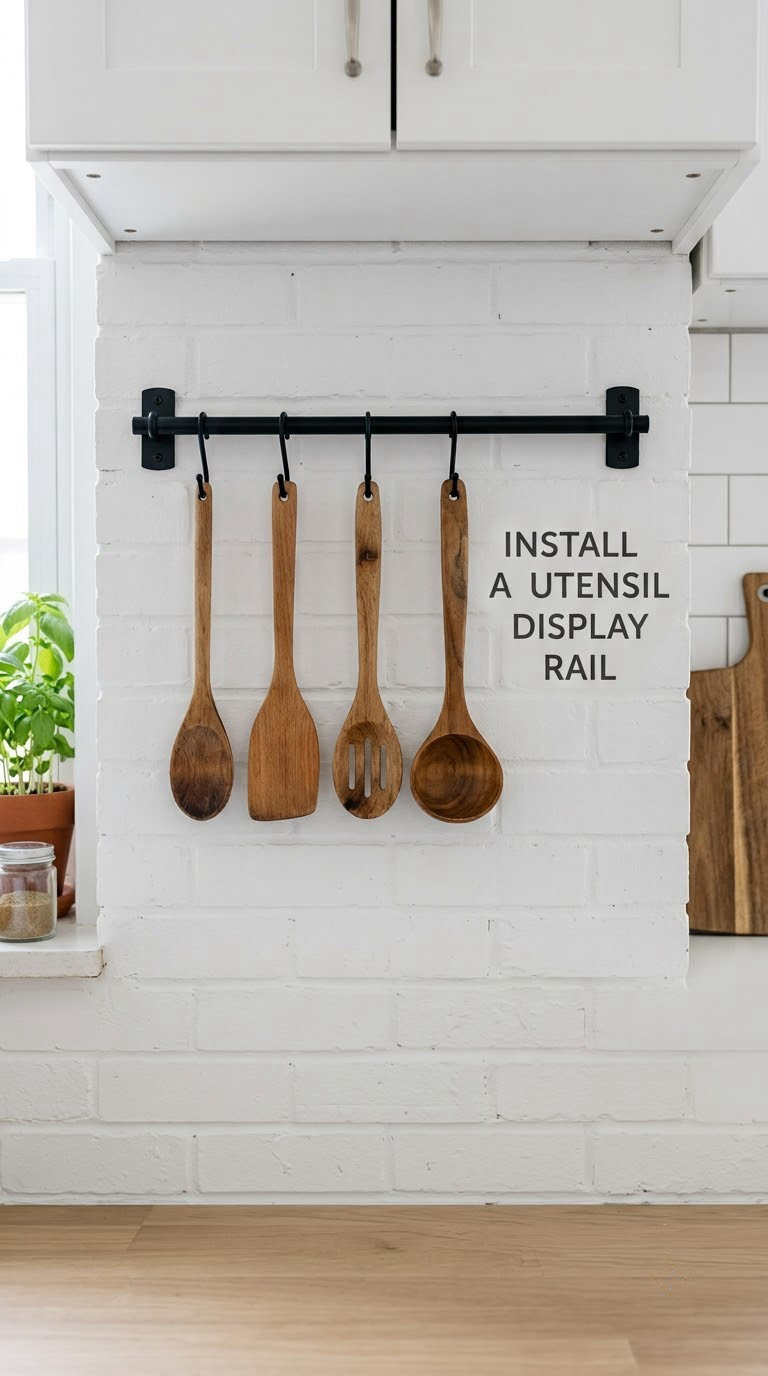 Install a Utensil Display Rail