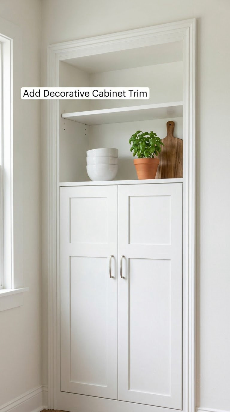 Add Decorative Cabinet Trim