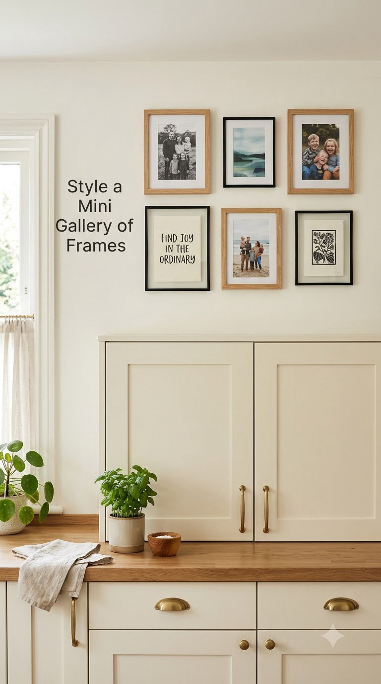 Style a Mini Gallery of Frames