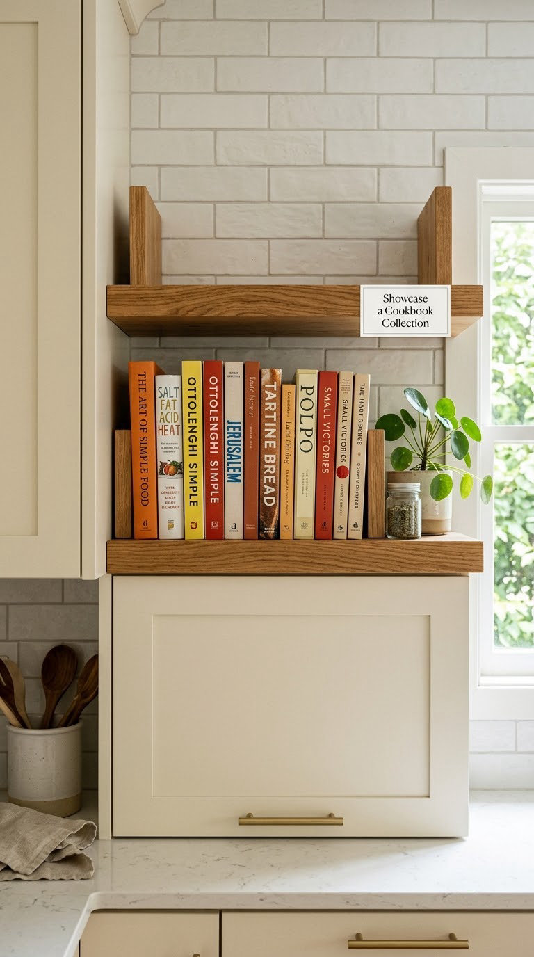Showcase a Cookbook Collection