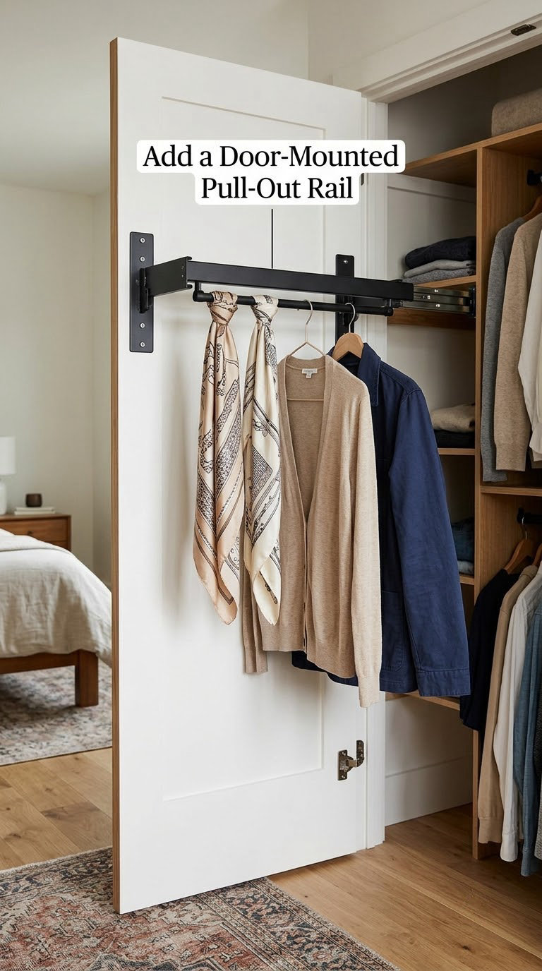 Add a Door-Mounted Pull-Out Rail