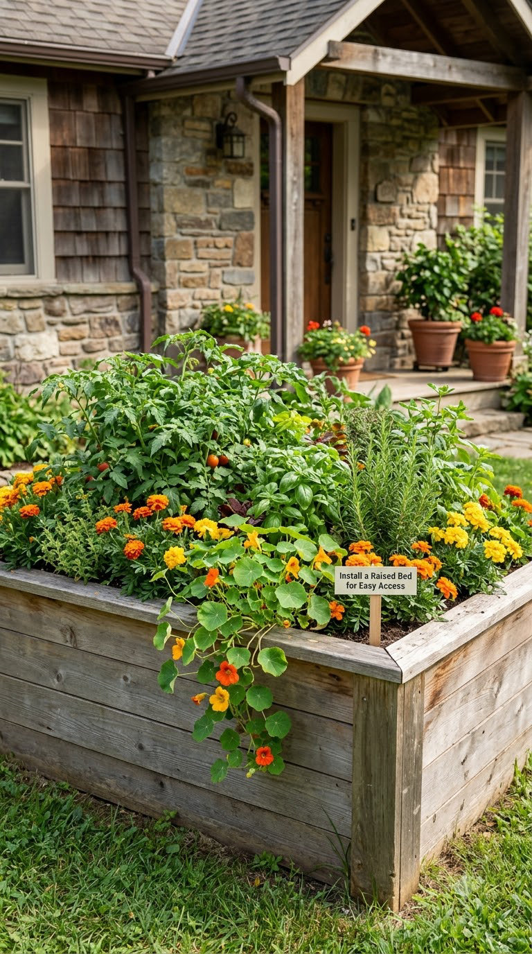 Install a Raised Bed for Easy Access