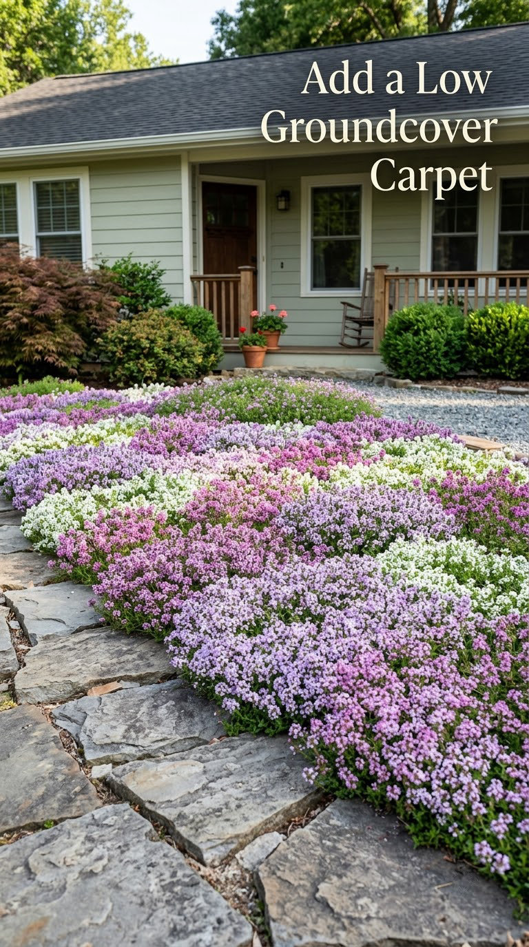 Add a Low Groundcover Carpet