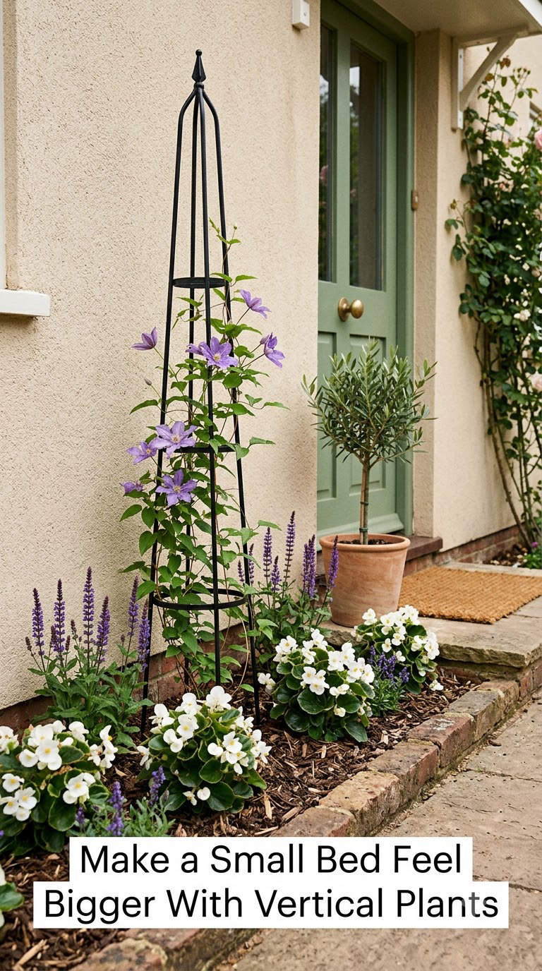 Make a Small Bed Feel Bigger With Vertical Plants