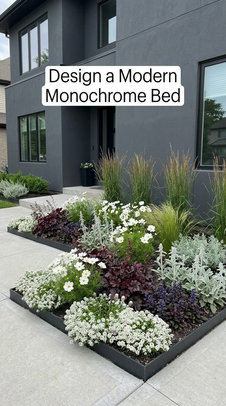 Design a Modern Monochrome Bed