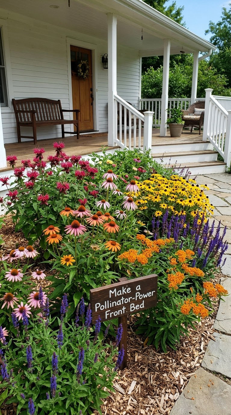 Make a Pollinator-Power Front Bed