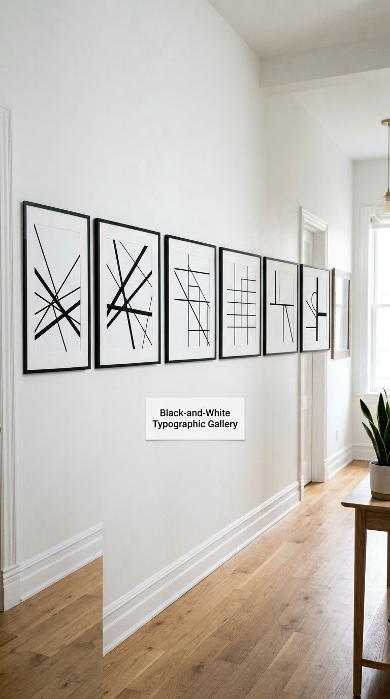 Black-and-White Typographic Gallery