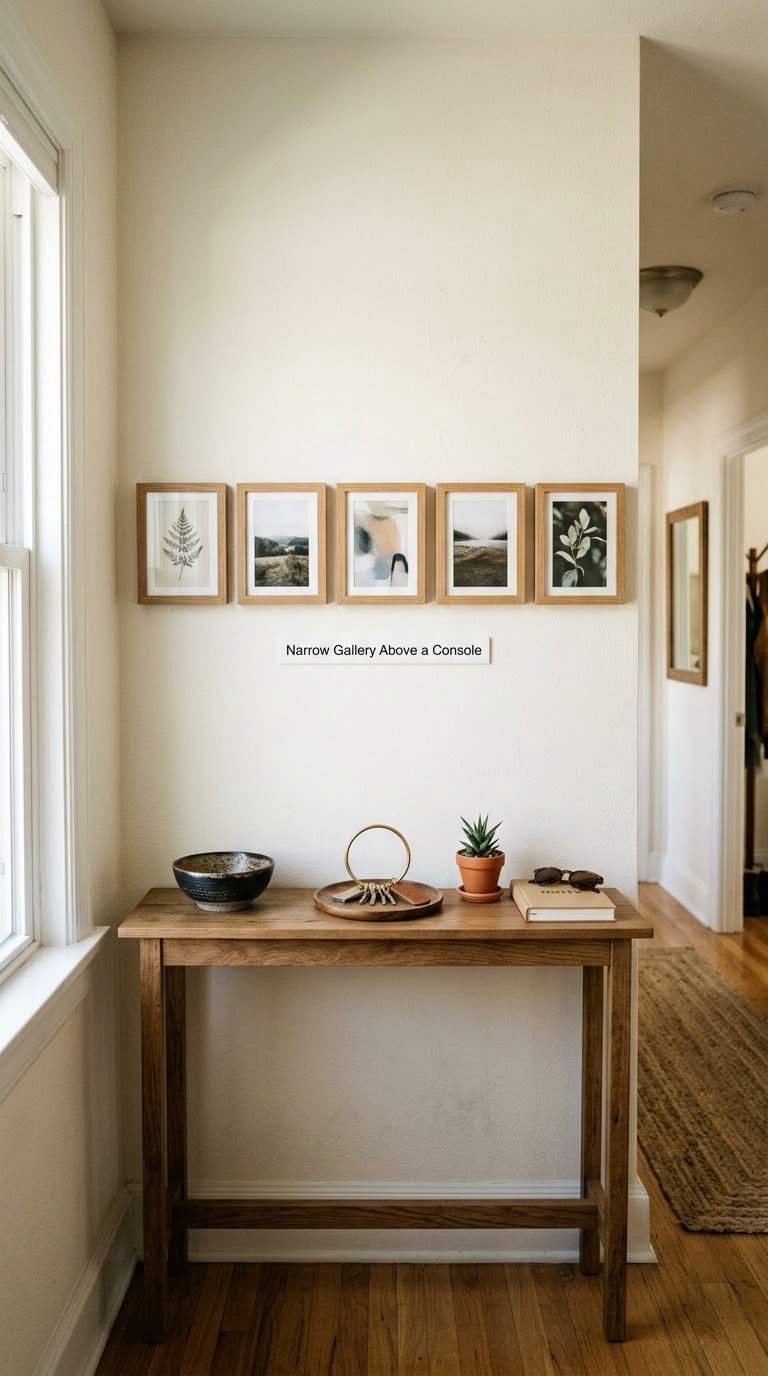 Narrow Gallery Above a Console