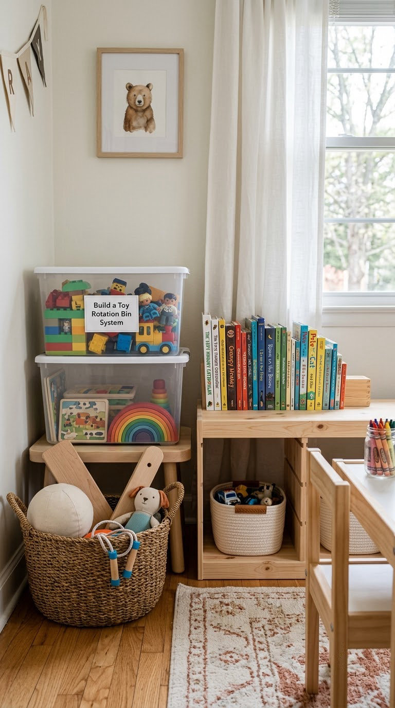 Build a Toy Rotation Bin System