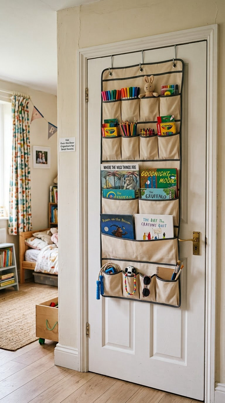 Use Over-the-Door Organizers for Small Rooms