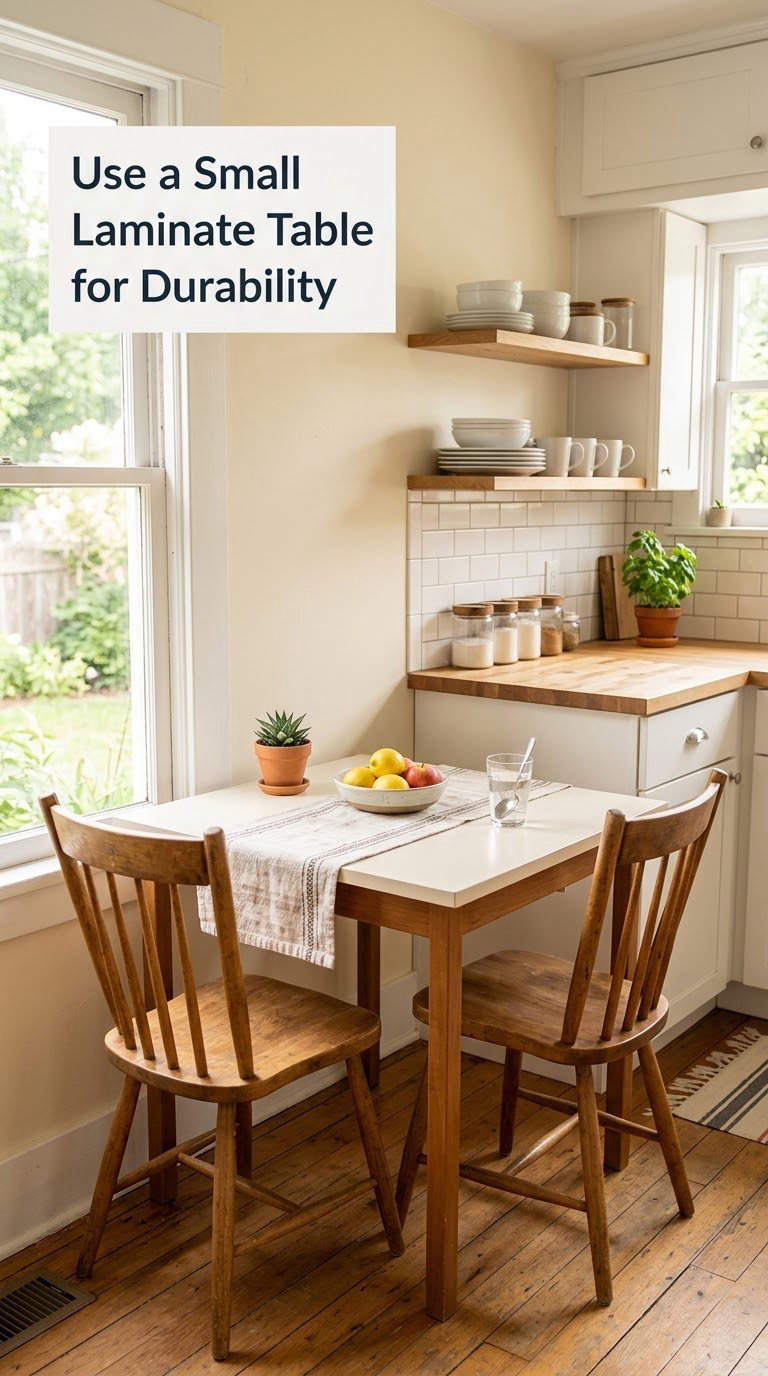 Use a Small Laminate Table for Durability