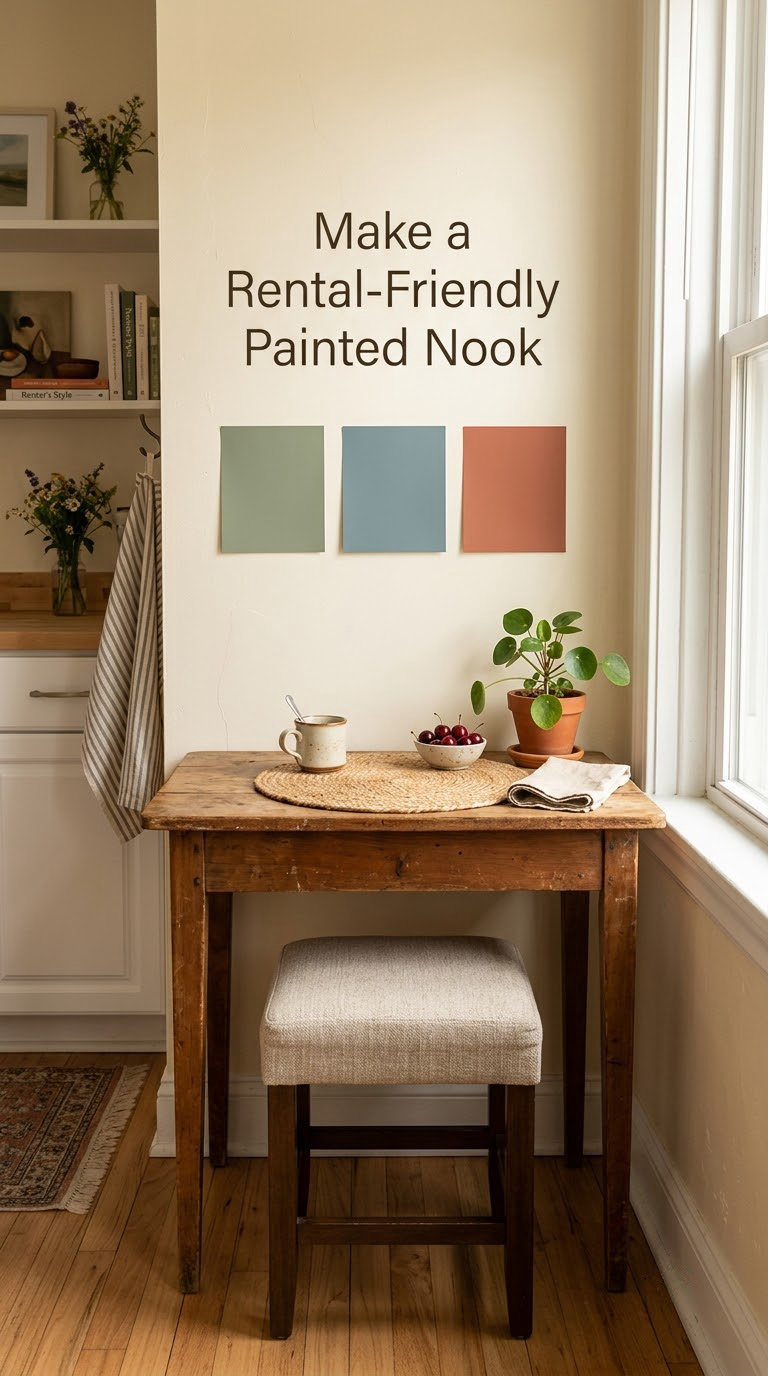 Make a Rental-Friendly Painted Nook
