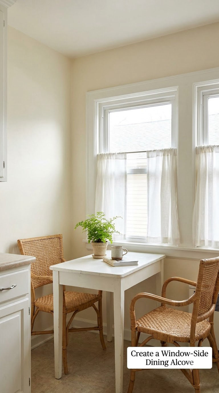 Create a Window-Side Dining Alcove