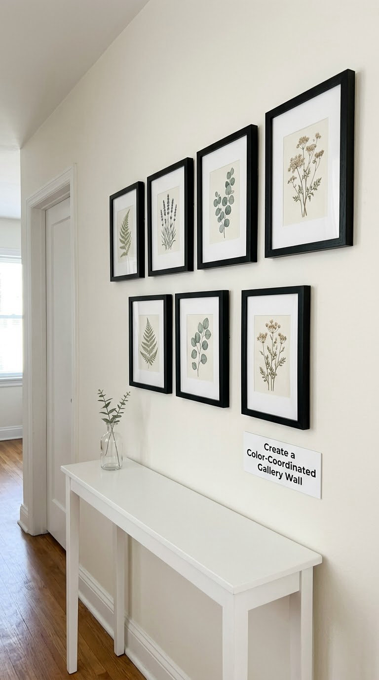 Create a Color-Coordinated Gallery Wall