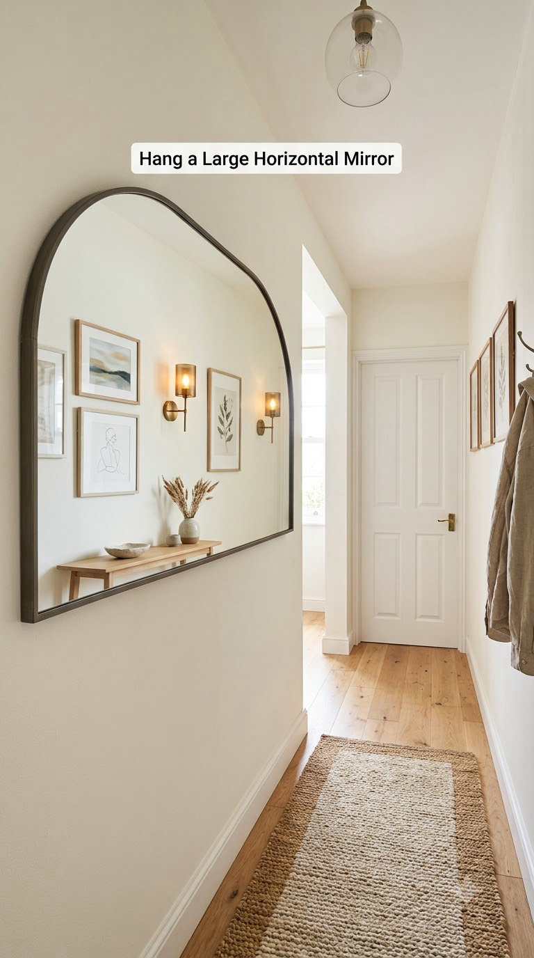 Hang a Large Horizontal Mirror