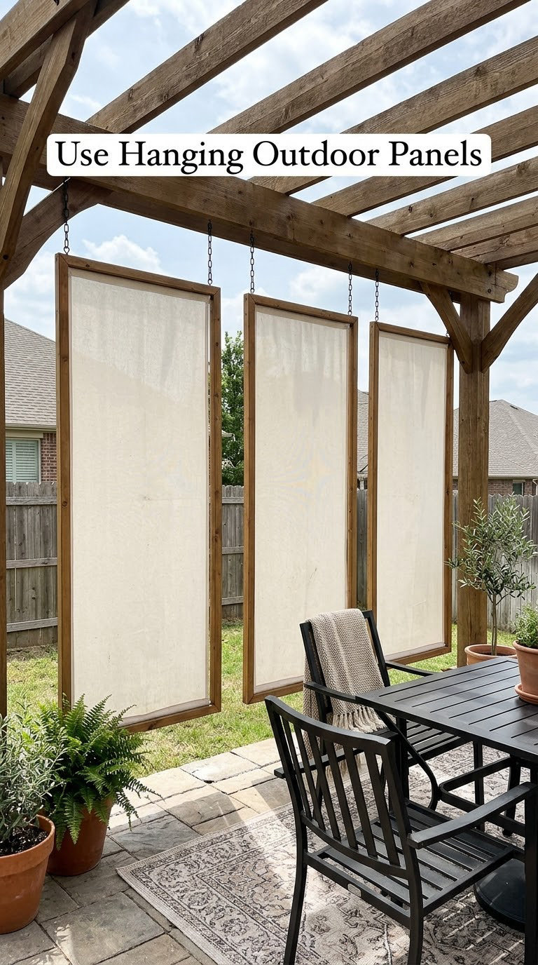 Use Hanging Outdoor Panels