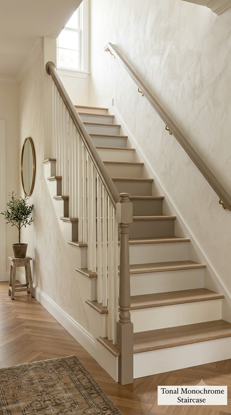 Tonal Monochrome Staircase