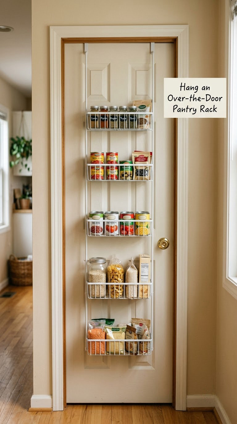 Hang an Over-the-Door Pantry Rack