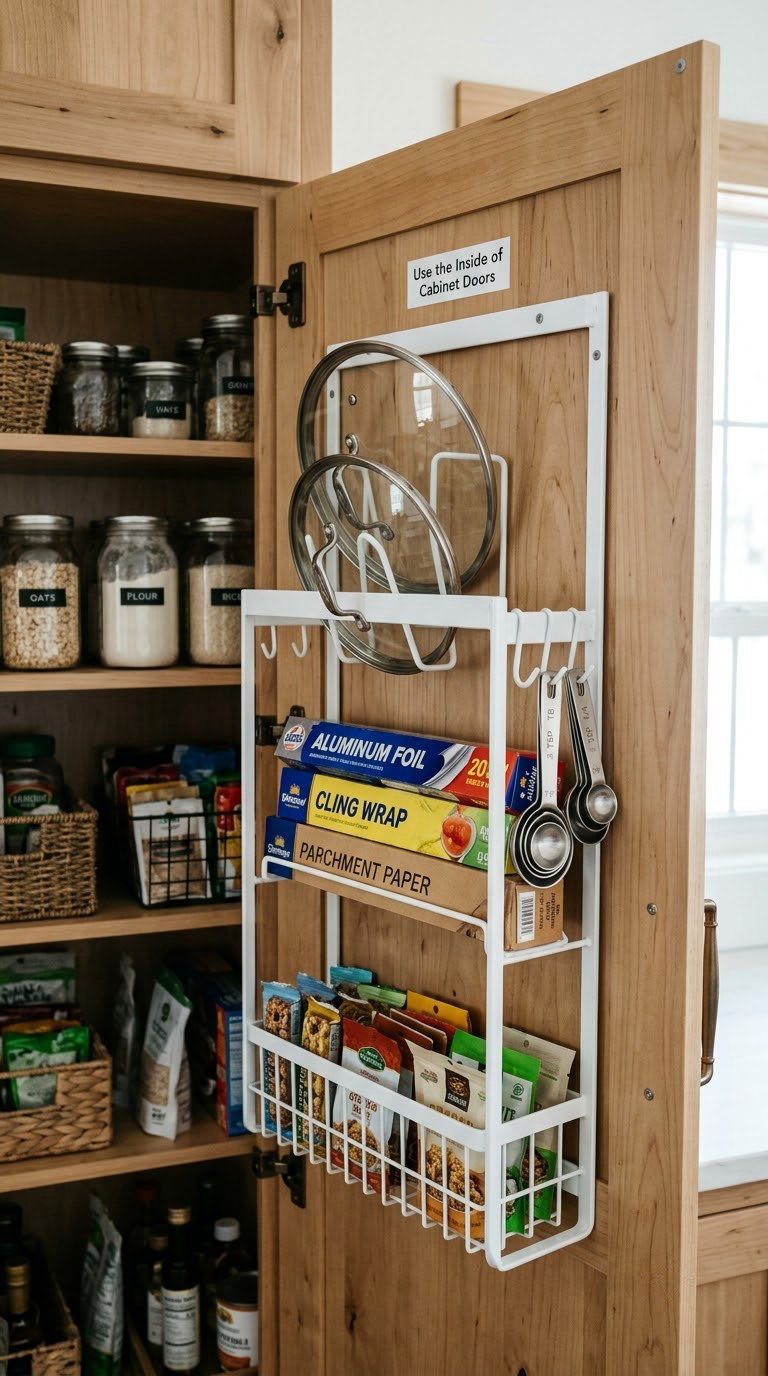 Use the Inside of Cabinet Doors