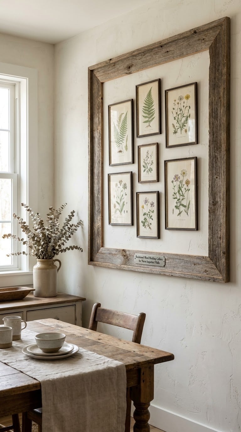 Reclaimed Wood Molding Gallery for Warm Imperfect Walls