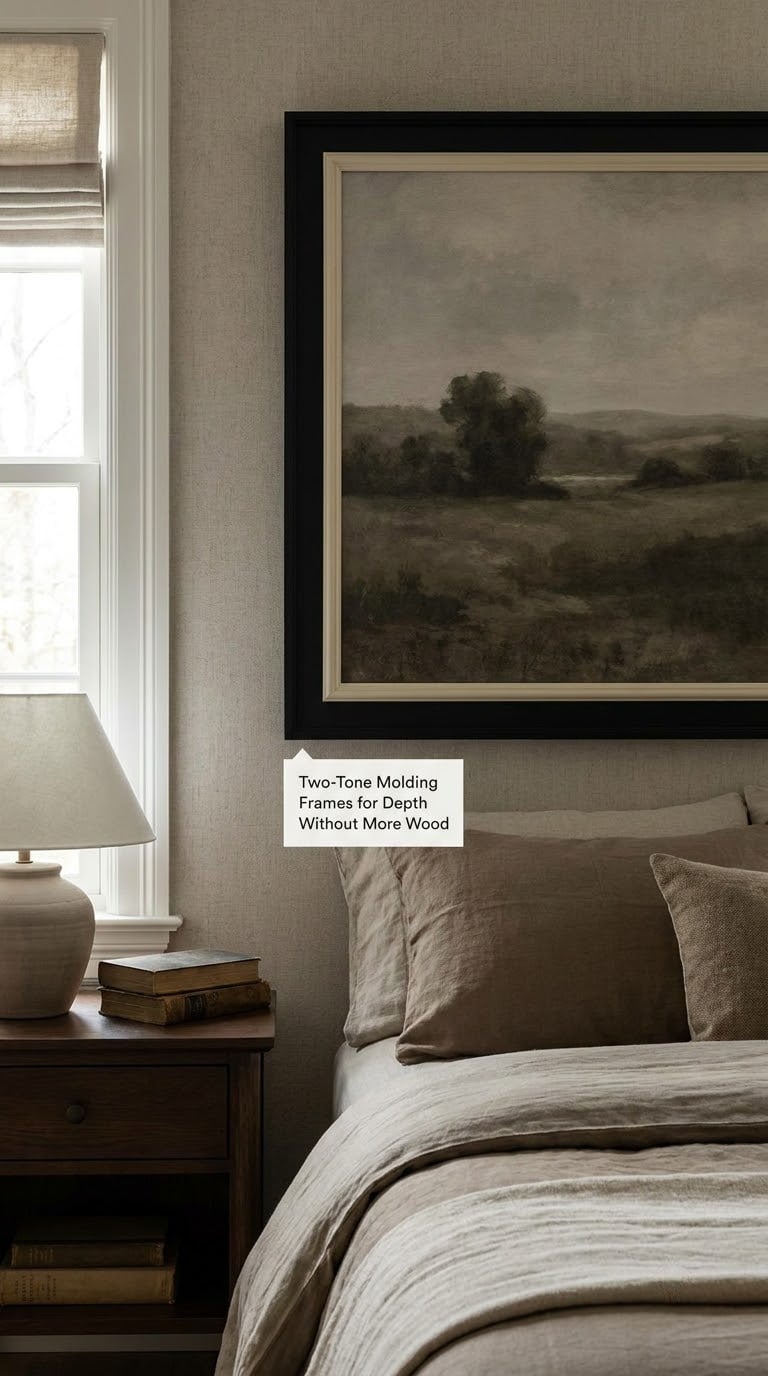 Two-Tone Molding Frames for Depth Without More Wood