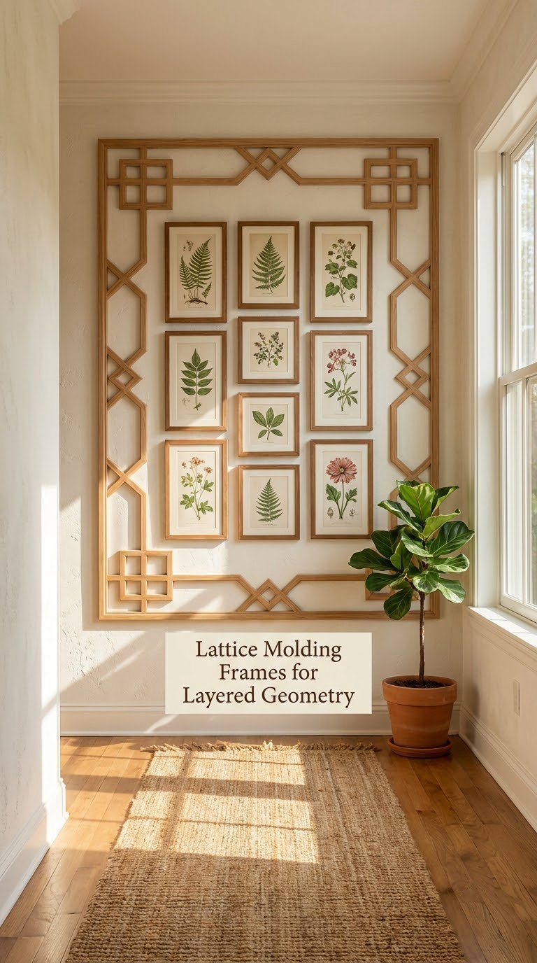 Lattice Molding Frames for Layered Geometry